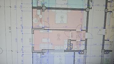 Батирлер: Студия, 46 м², Элитка, 3 кабат, ПСО (өз алдынча бүтүрүү) — 2