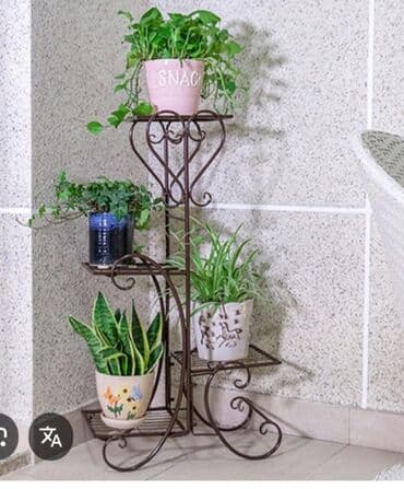 купить полку для цветов: Этажерка для цветов, Б/у, Железо, Самовывоз — 2