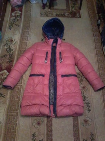 красный пиджак: Пуховик зимний, на девочку, цвет арбуз, очень теплый, очень удобный — 3