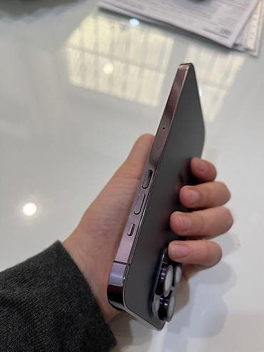 iphone 19: IPhone 14 Pro Max, Б/у, 256 ГБ, Deep Purple, Зарядное устройство, Чехол, Кабель, 79 % — 4