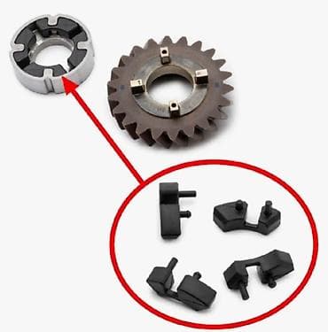 датчик коленвал: Комплект демпферов (резиновые грузики) для балансировочной шестерни — 3