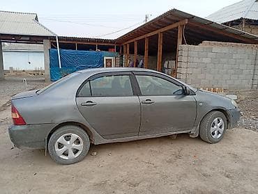 Toyota Corolla седан (E120), темно-серый цвет. Основные