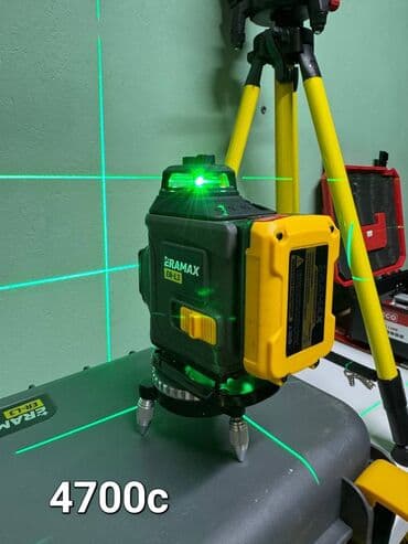 заряд акумулятора: Лазерный уровень фирмы: DWT 5д в комплекте: два аккумулятора и — 1