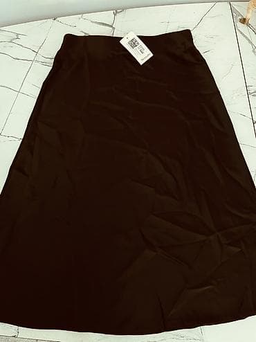 Атайын кийим: Юбка, Юбканын модели: Түз, Макси, Атлас, Белден — 5