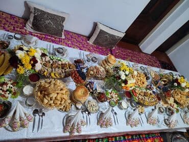 повар с выездом на дом: СТОЛ В АРЕНДУ . 4 метровый и 3.5 метровый. высота 40 — 2