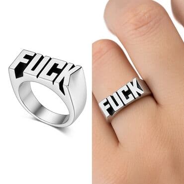 самые красивые свадебные платья в мире: Эффектное кольцо из нержавеющей стали с массивным дизайном и — 1