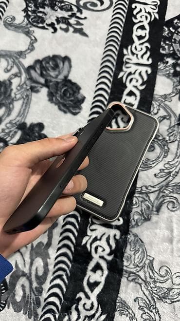 IPhone 16, Б/у, 128 ГБ, Черный, Защитное стекло, Чехол, 100 % — 3