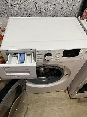стиральной: Стиральная машина Beko WSRE6512PRW с фронтальной загрузкой — 5