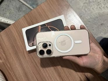 ssd sata: IPhone 16 Pro, 256 ГБ, Desert Titanium, Коробка, 93 % — 1