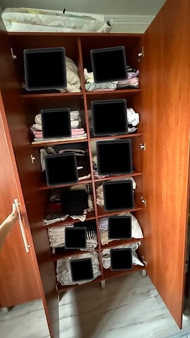 аквариум тумба: Шифоньер, шкаф для одежды, Прямой, ЛДСП — 4