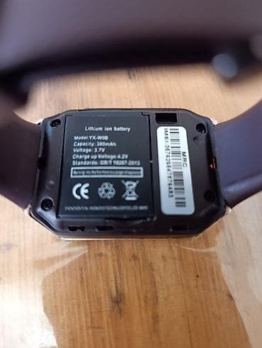 магнитный расширител носа: Умные часы DZ09 (корпус «золото розе», коричневый ремешок) — 6