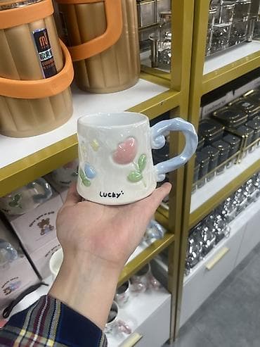 железная кружка: Керамические кружки с дизайнерскими принтами и рельефным декором — 4