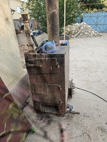 печка для уголь: Межкомнатная дверь со стеклом, Дерево, цвет - Коричневый — 4