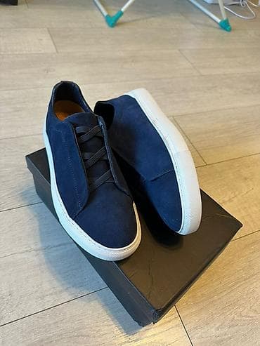 Мужские кроссовки, 44, Новый, цвет - Синий, Самовывоз, Бесплатная доставка, Платная доставка