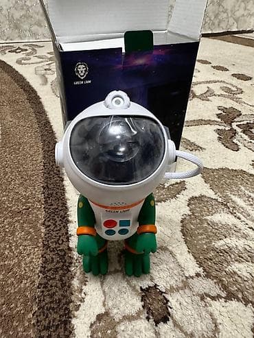 мир света: Green Lion Astronaut Night Light Projector — детский ночник‑проектор в — 9