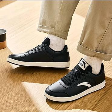 корейский красовка: Кеды ANTA, черные (бесплатная доставка, размер 41) - Классический — 1