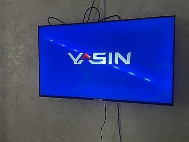 светодиодные: Телевизор YASIN, диагональ примерно 40–43". Плоская LED‑панель с — 3