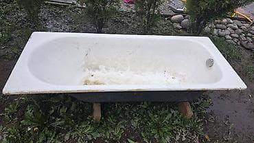 Ванна, Төрт бурчтук, Материалы: Чоюн, Өлчөмү: 170 x 70 см