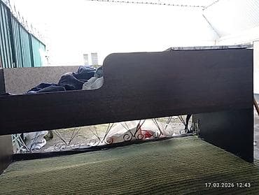 Эки ярустуу керебеттер: Кровать-чердак/полуторка из ЛДСП - Конструкция: высокая кровать с — 3