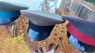 мужской зимний обувь: Фуражки форменные, комплект из 3 штук. цена за одну - Классический — 2