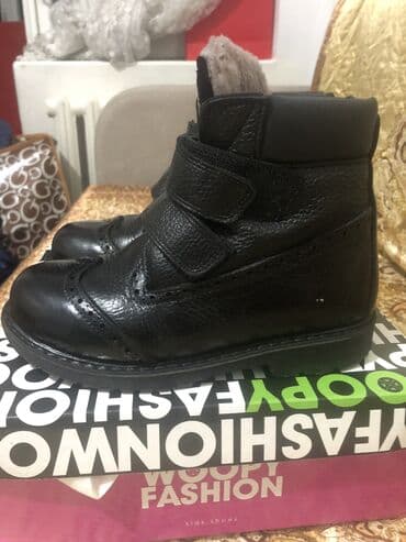 детская обувь на девочку зима: Детские зимние ортопедические ботинки Woopy Fashion - Цвет: черный - — 1