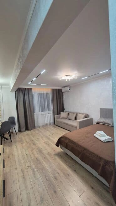 бишкек аренда квартира долгасрочный: Студия, Риэлтор, Без подселения, С мебелью полностью — 1