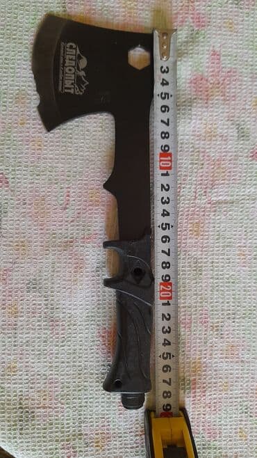 Теплицы: Топор (топорик) "Следопыт". Размер 30 см. Повреждено немного лезвие — 6