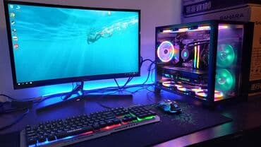 huntkey: Компьютер, ядер - 16, ОЗУ 16 ГБ, Игровой, Б/у, Intel Core i9, NVIDIA GeForce RTX 3070, HDD + SSD — 1