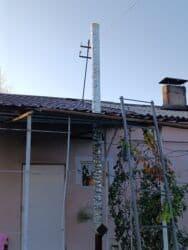 отопительные газовые котлы: Монтаж дымоходов на крыше и через дом Услуги по дымоходам для частных — 18