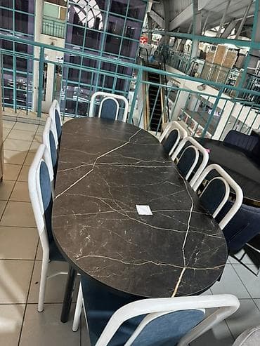 stol: Кухонный стол и стул, цвет - Черный — 1