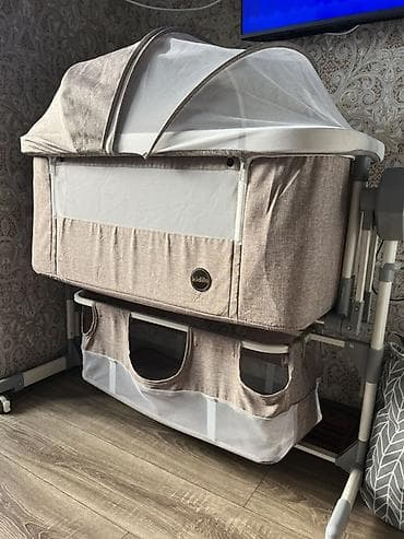 Люлка электрическая Детская прикроватная колыбель Kidilo. -