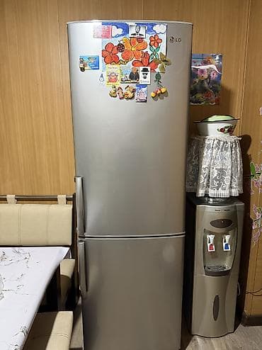 Техника и электроника: Холодильник LG, Б/у, Двухкамерный, No frost, 60 * 180 * 60 — 1