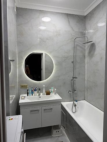 osh flat: 2 комнаты, 92 м², Асанбай мкр Элитка, 9 этаж, Дизайнерский ремонт — 5