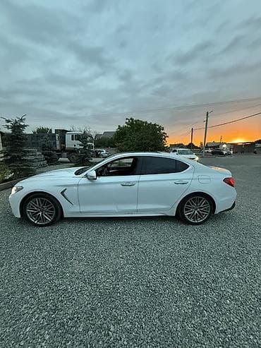 g70 genesis: Genesis G70 — интерьер бизнес-класса - Роскошный салон из коричневой — 7