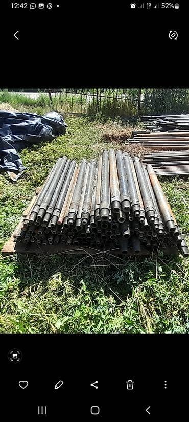 чоор фото: Бурильные штанги (drill pipe) 3.5" × 3 м - Диаметр: 88.9 мм и 63.5 мм — 3