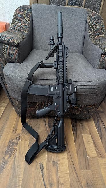 Спорт жана хобби: Продаю орбизный автомат HK416! Очень детализированная модель, с — 1