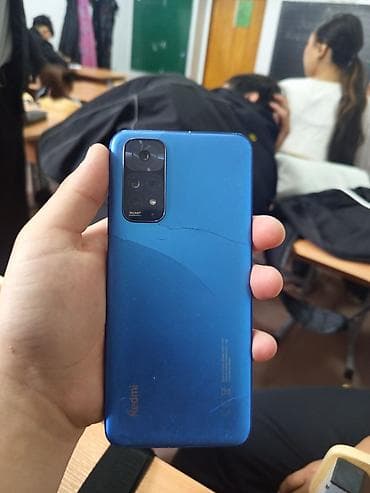 фото камера: Redmi, Redmi Note 11, Б/у, 128 ГБ, цвет - Синий, 2 SIM — 3