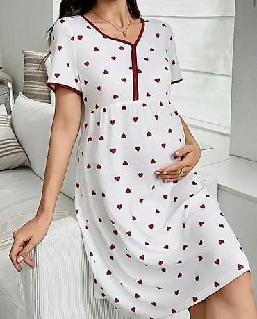 dance: Ночная сорочка для беременных и кормящих💥 хлопок 100% (650сом) дешевле — 3