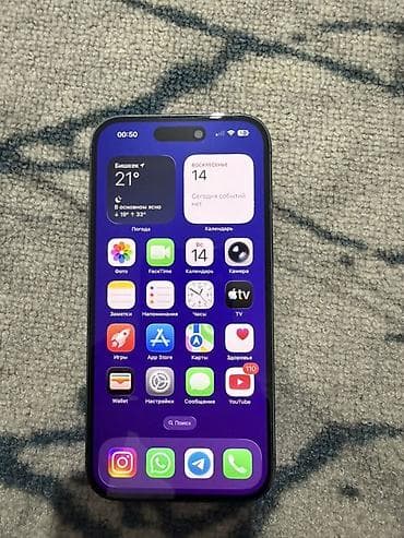 ayfon 14 pro: IPhone 14 Pro, Б/у, 256 ГБ, Deep Purple, Чехол — 6