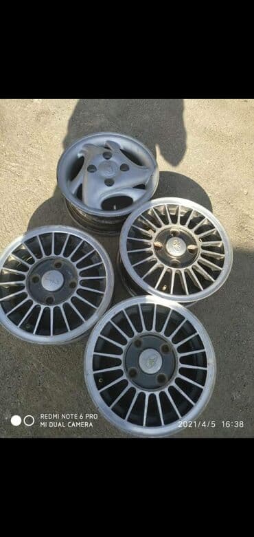 покрышка 12 дюймов: Диски R 13 AC Schnitzer, Комплект, отверстий - 4, Б/у — 1