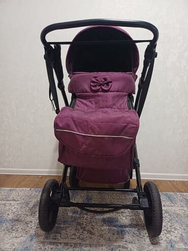 прогулочные коляски для детей инвалидов: Коляска, цвет - Фиолетовый — 3
