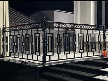 Лестницы-трансформеры: Изготовление перил Материал: Металл, Наружные, Покрытие: Оцинковка — 3