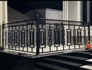 аксессуары для серверных шкафов kingda: Готовые перила, Материал: Металл, Для балкона, Новый — 2