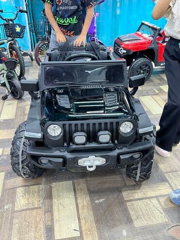 большая машина на пульте управления для детей: Детский электрокар, Новый — 3