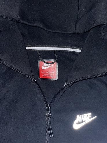 tech flis: Мужская толстовка, M, Nike, Новый, цвет - Черный, Самовывоз, Платная доставка — 2