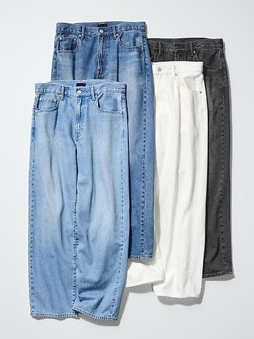 Джинсы: Мужские джинсы, L, Uniqlo, Новый, цвет - Голубой — 2