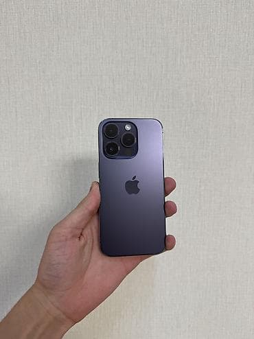 айфон буу: IPhone 14 Pro, Б/у, 128 ГБ, Deep Purple, Защитное стекло, Чехол, 81 % — 1