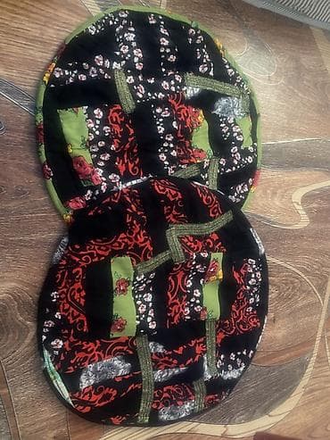 окуу кийим: Круглые текстильные надстульчники подставки коврики набор) — 2