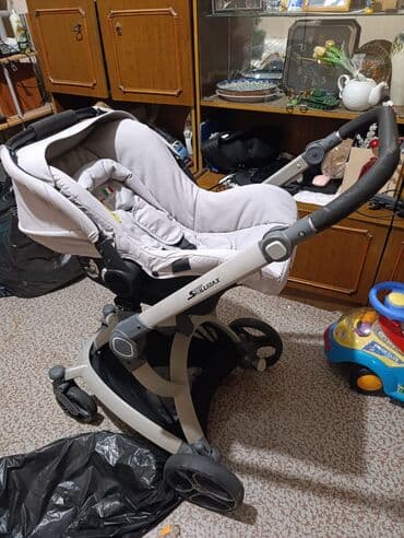 skillmax коляска страна производитель: Коляска, цвет - Серебристый, Б/у — 5