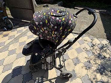коляска детские: Коляска, Другой бренд, цвет - Черный, Б/у, Самовывоз, Бесплатная доставка, Платная доставка — 3